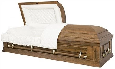 ٹھوس بلوط کی لکڑی کا تابوت